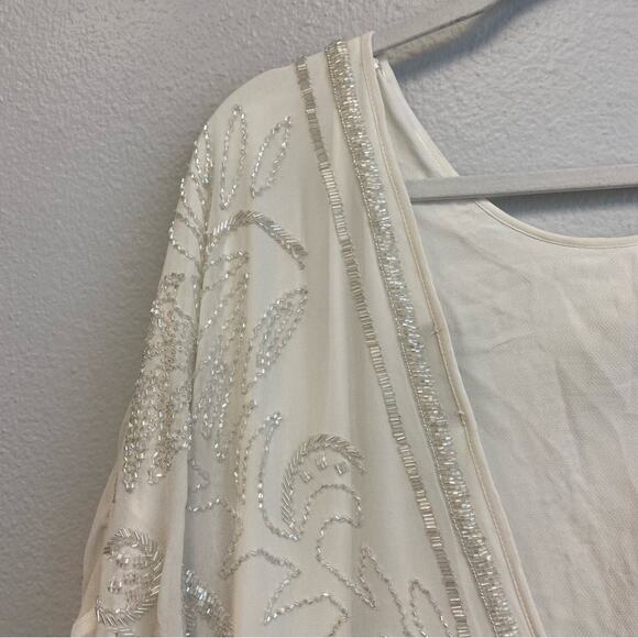 New Zara Beaded Embroidered Maxi Dress Limited edition Blogger Fave Size M-L - Picture 10 of 15